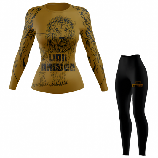 Lion Danger Women's BJJ Rash Guard