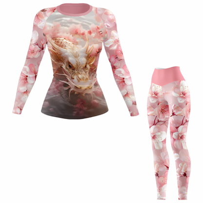 Cherry Blossom Fury Women’s BJJ Rash Guard