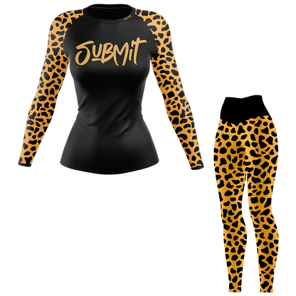 Leopard Submit Women's BJJ Rash Guard