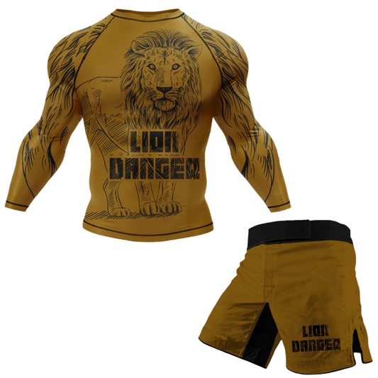 Lion Danger BJJ Rash Guard