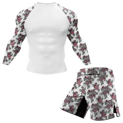 Spider Rose BJJ Rash Guard