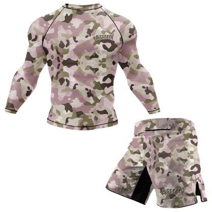 Combat Camo Pink BJJ/MMA Shorts