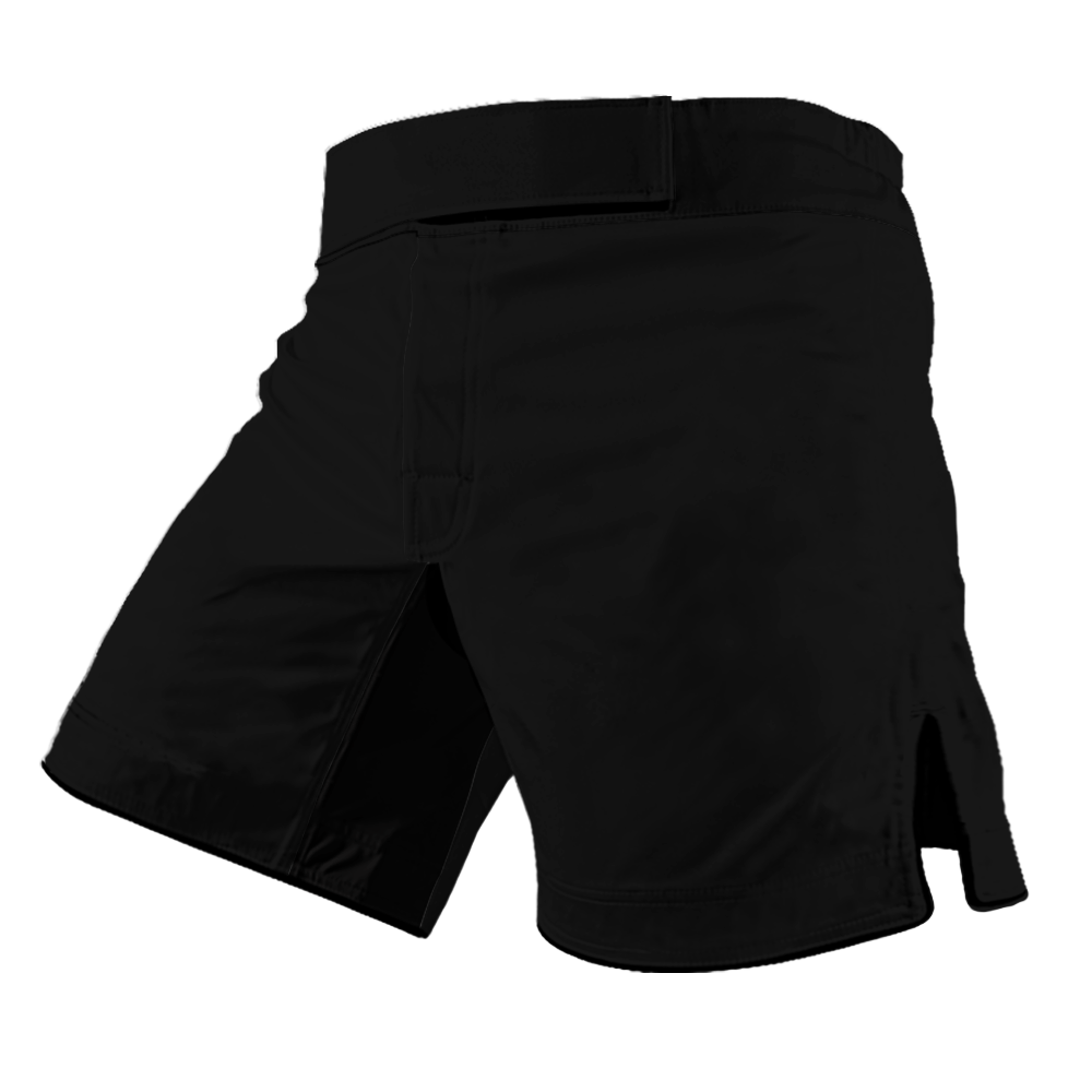 Plain Black BJJ/MMA Shorts