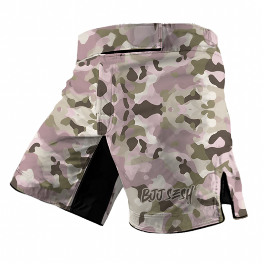 Combat Camo Pink BJJ/MMA Shorts