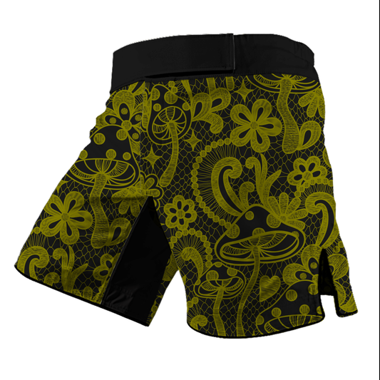 Neon Mushroom BJJ Shorts