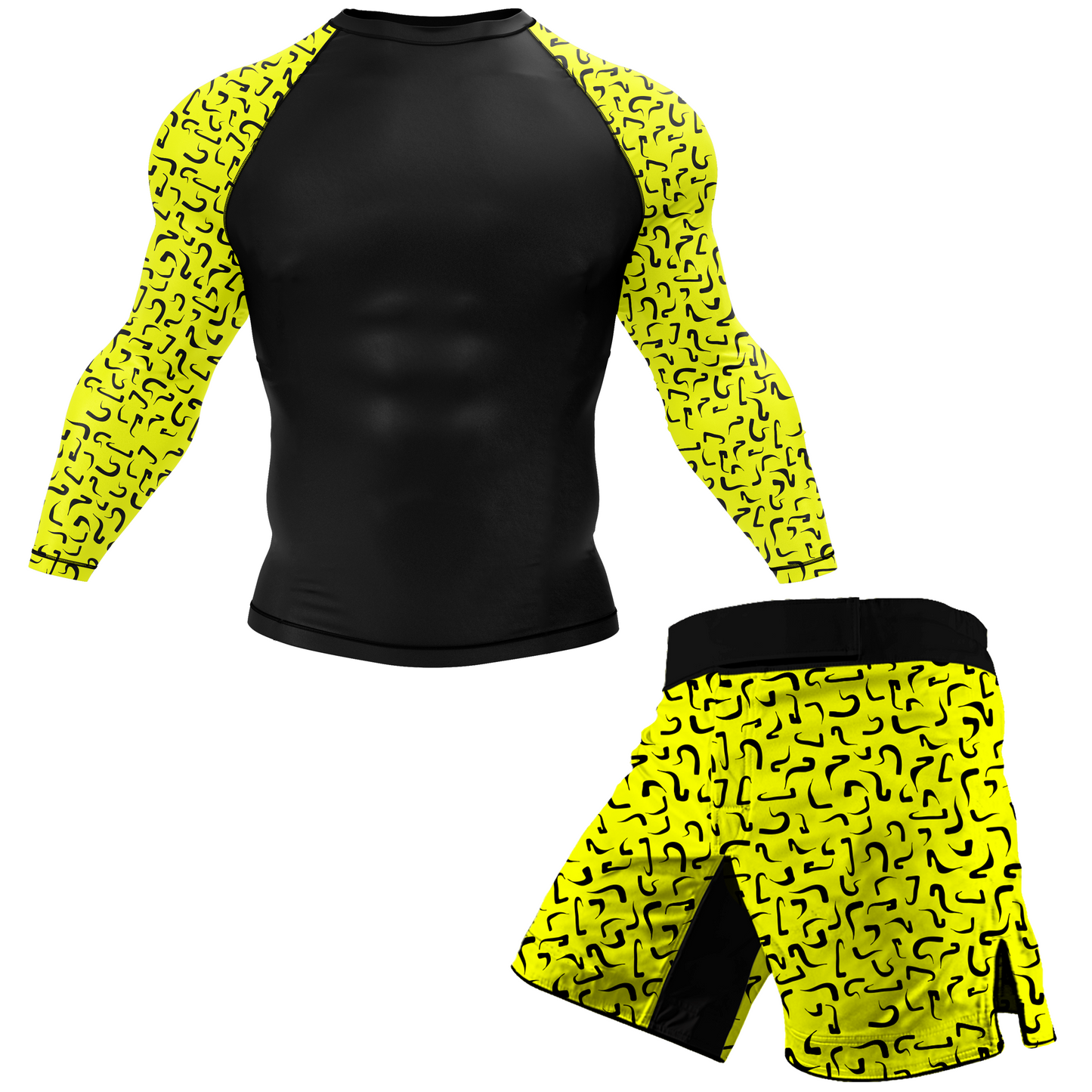 Curly Fusion BJJ Rash Guard