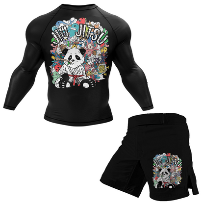 Panda Doodle BJJ/MMA Shorts