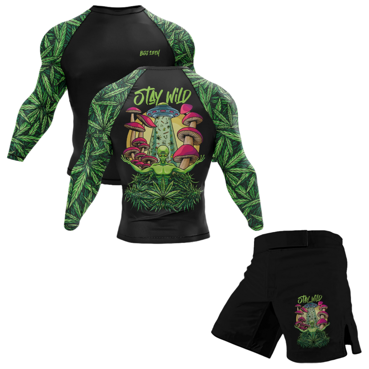 Galactic Mushroom BJJ/MMA Shorts