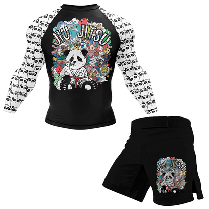 Panda Doodle BJJ/MMA Shorts