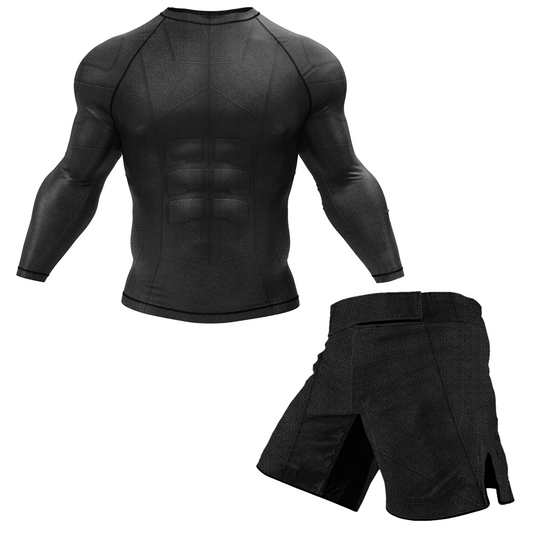 Black Essential BJJ Rash Guard