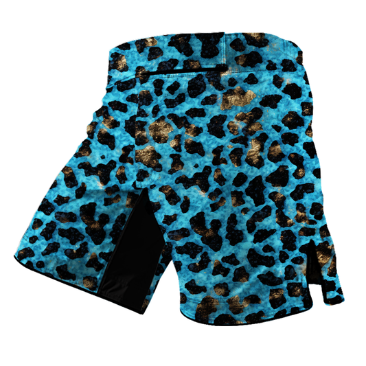 Blue Leopard Kids  BJJ/ MMA Shorts