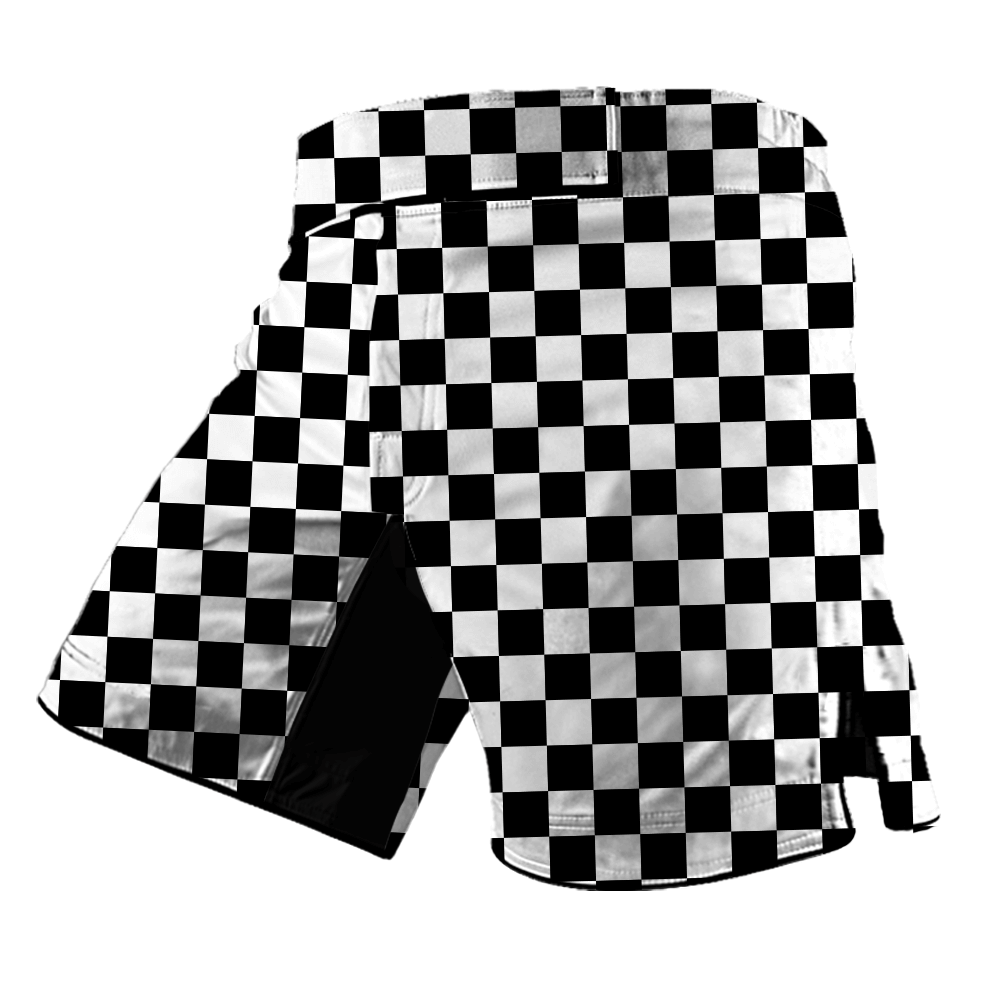 Checkered BJJ Rash Guard - Shortsleeve