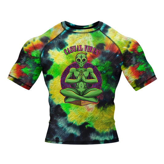 Casual Vibes BJJ Rash Guard - Shortsleeve