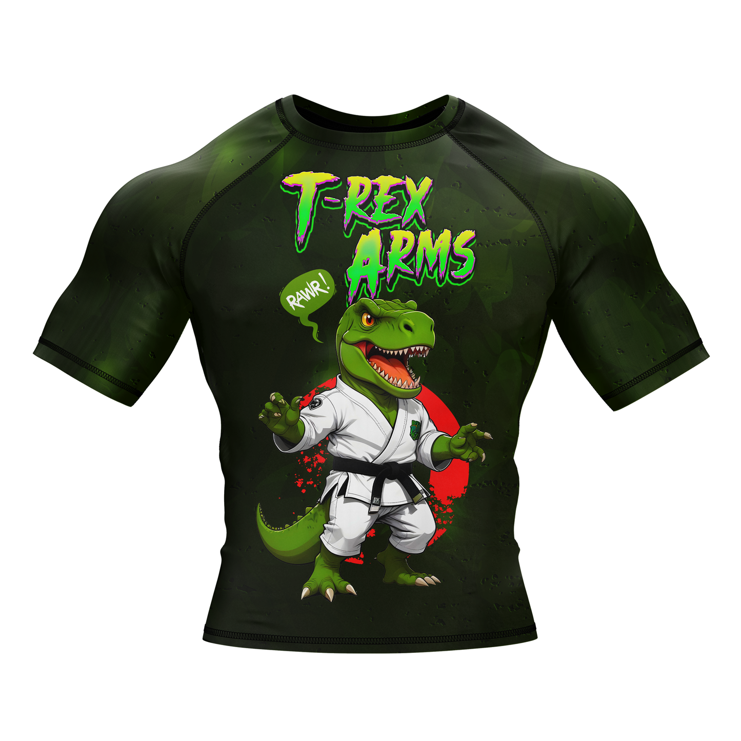 T-Rex Arms BJJ Rash Guard - Short sleeve