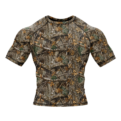 Camo Tree BJJ Rash Guard - Shortsleeve