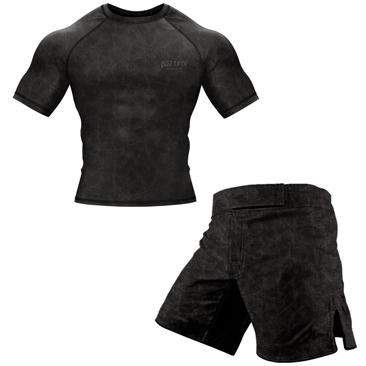 Midnight Forest Camo BJJ Rash Guard