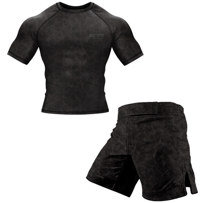 Midnight Forest Camo BJJ Rash Guard