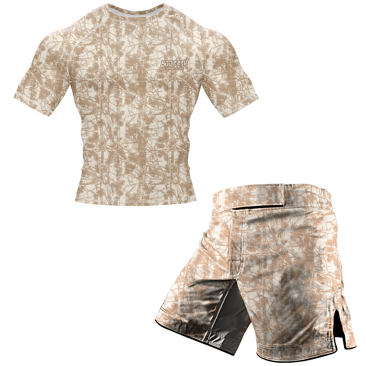 Desert Forest Camo BJJ Rash Guard