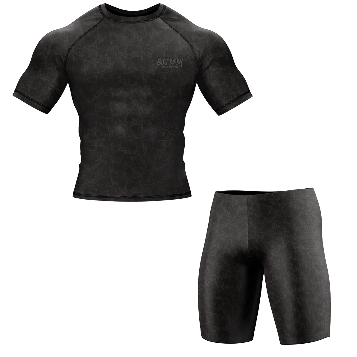 Midnight Forest Camo BJJ Rash Guard