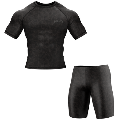Midnight Forest Camo BJJ Rash Guard