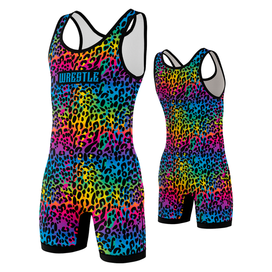 Colorful Savage Wrestling Singlet
