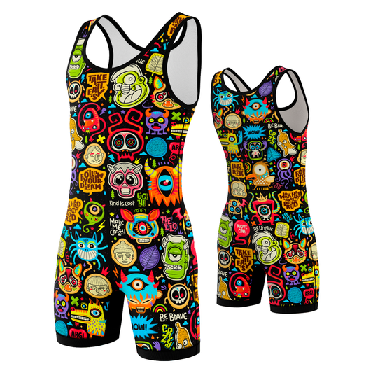 Stay Weird Wrestling Singlet