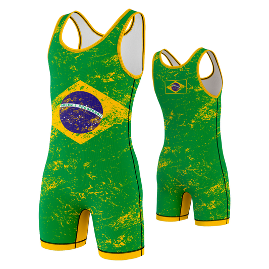 Brazil Wrestling Singlet