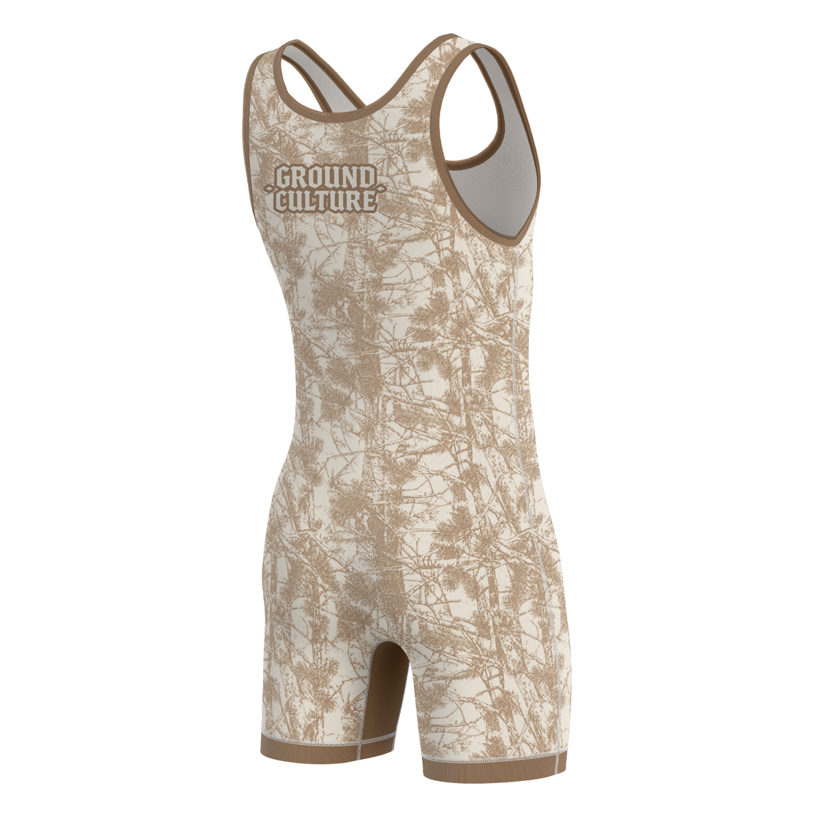 Desert Forest Camo Wrestling Singlet