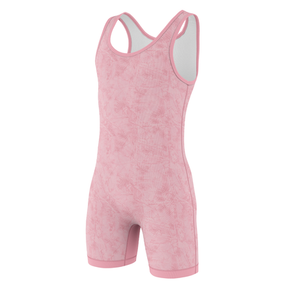 Pink Forest Camo Wrestling Singlet
