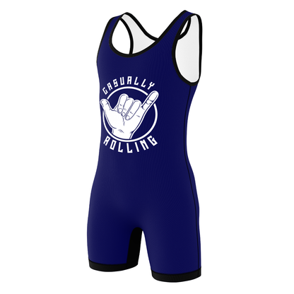 Casually Rolling Wrestling Singlet