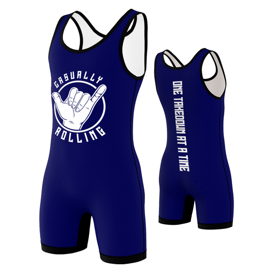 Casually Rolling Wrestling Singlet