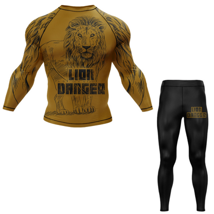 Lion Danger BJJ Rash Guard