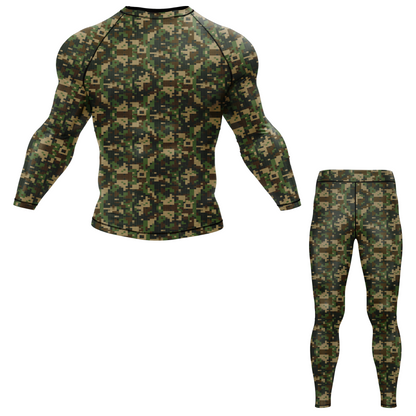 Digital Camo BJJ Rash Guard