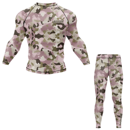 Combat Camo Pink BJJ Rash Guard