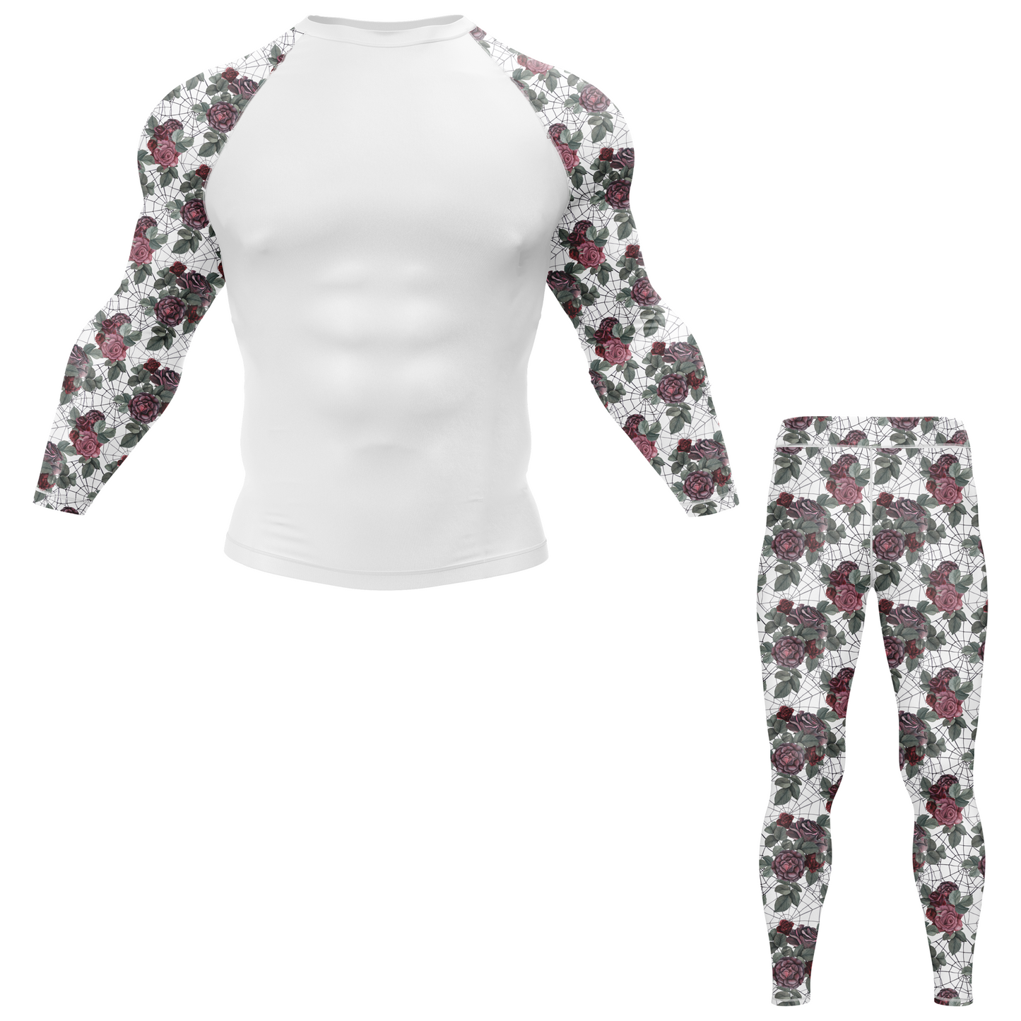 Spider Rose BJJ Rash Guard