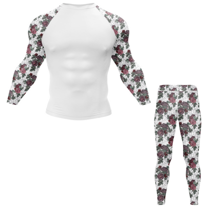 Spider Rose BJJ Rash Guard