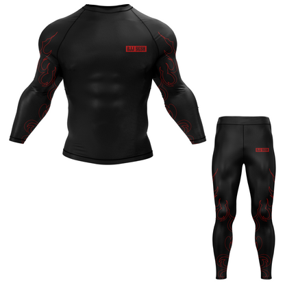 Flame BJJ Rash Guard