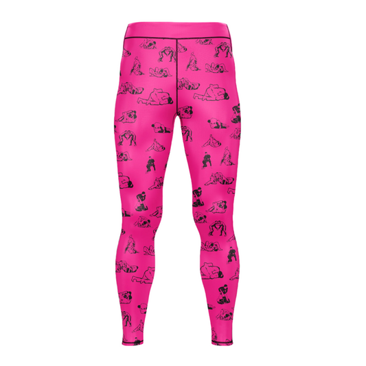 Black Pink Jiu Jitsu BJJ Spats