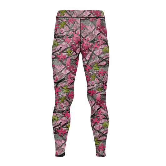 Pink Camo Tree BJJ Spats