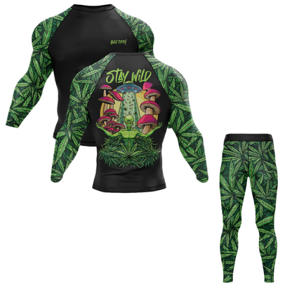 Galactic Mushroom BJJ Rash Guard