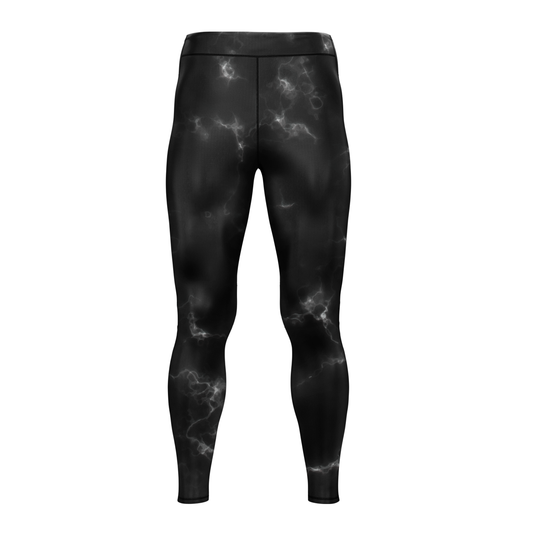 Black Marble Lightning BJJ Spats