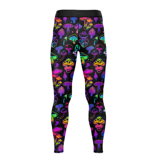 Psychedelic Mushroom BJJ Spats