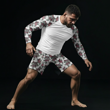 Spider Rose BJJ Rash Guard