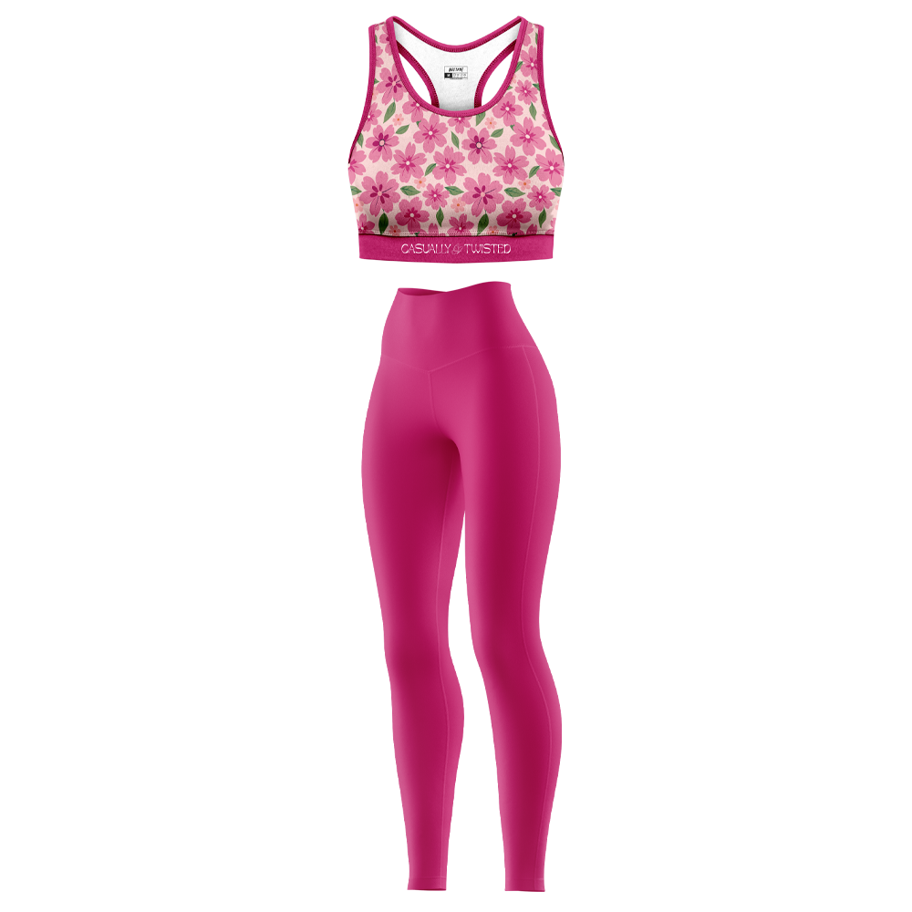 Floral Flex Pilates Clothes