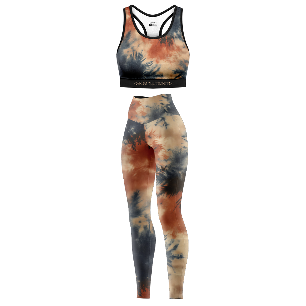 Cloud Grove Tie-Dye Pilates Clothes