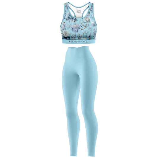 Aqua Petal Pilates Clothes