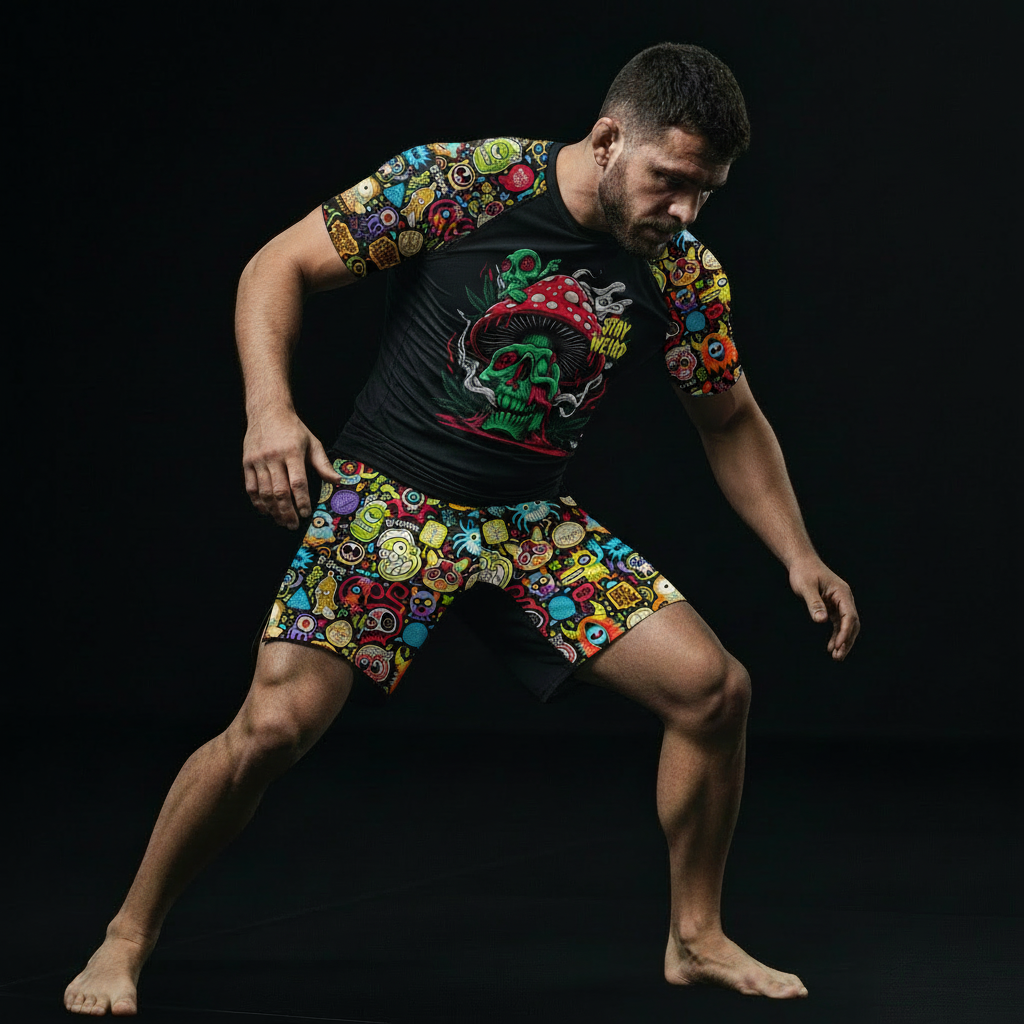 Stay Weird BJJ Rash Guard - BJJ Sesh