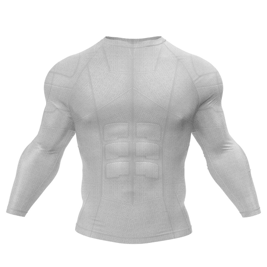 White Essential BJJ Rash Guard