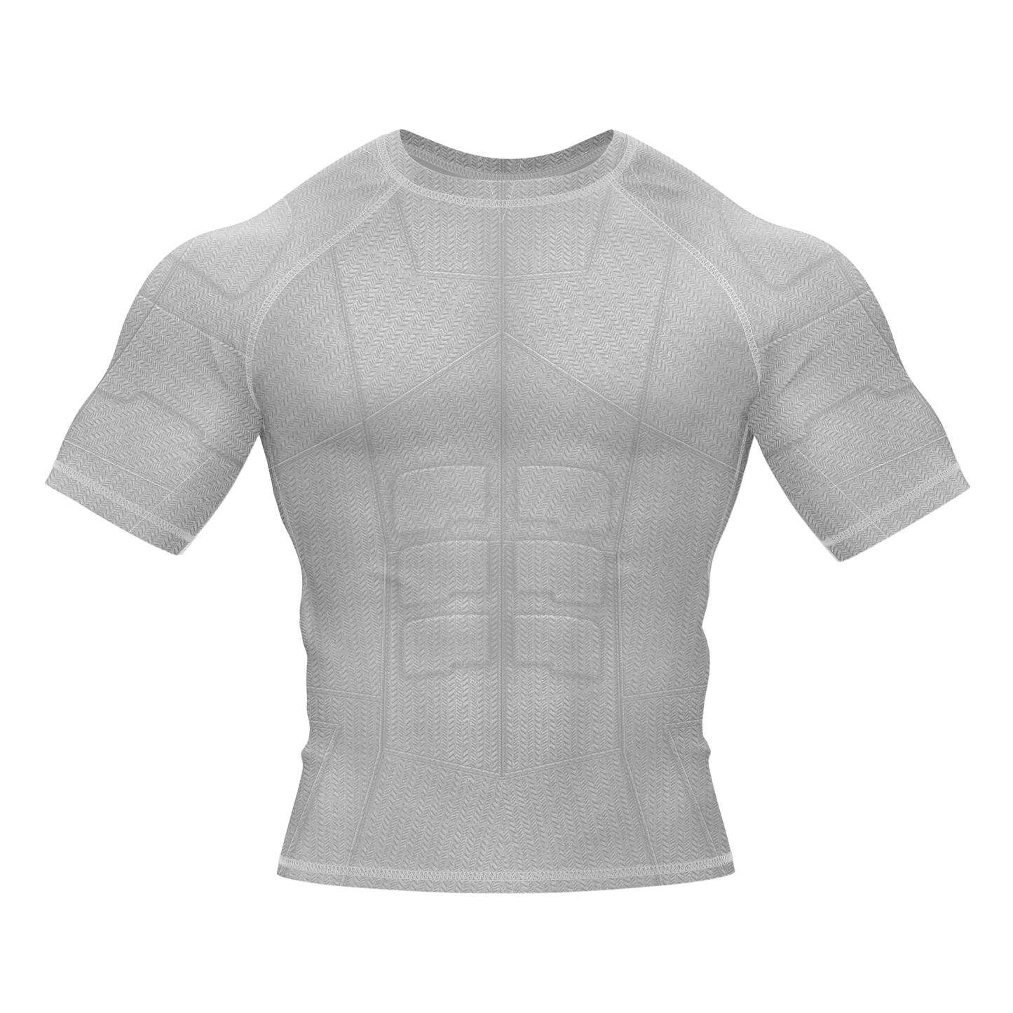 White Essential BJJ Rash Guard - Shortsleeve