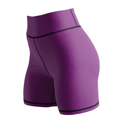 Plain Purple Women's BJJ Rash Guard